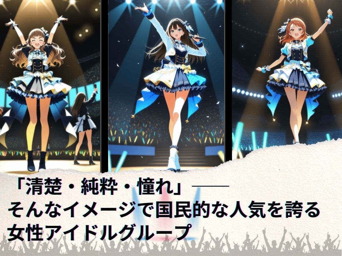 サンプル画像1:トップアイドルの裏帳簿 〜華やかさの裏に眠る営業記録〜 Cool 中編(たぶん全年齢じゃないです) [d_630757]