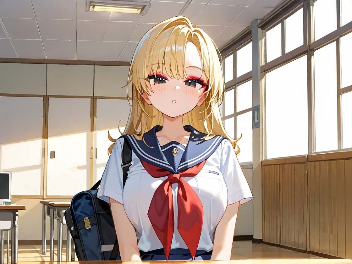 サンプル画像1:クラスのマドンナギャルが普段は見せないドMな姿をお披露目(ミクルート) [d_630832]