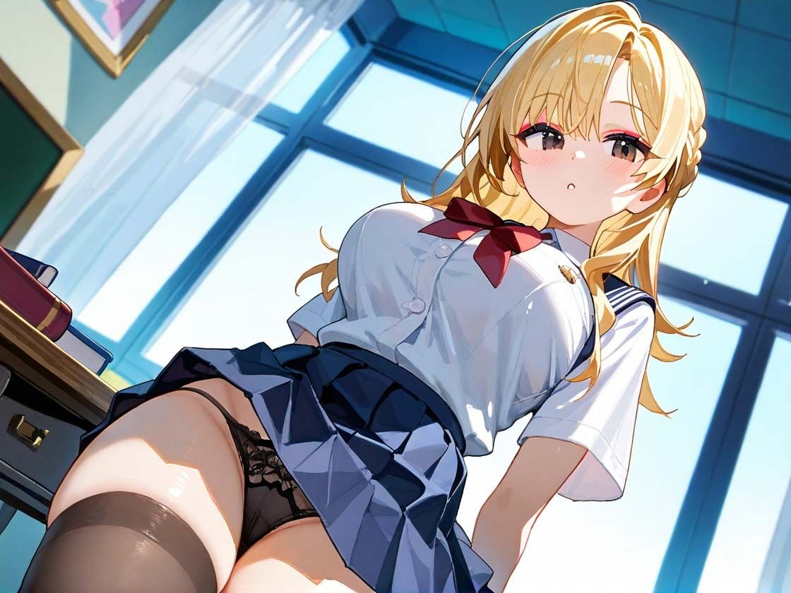 サンプル画像2:クラスのマドンナギャルが普段は見せないドMな姿をお披露目(ミクルート) [d_630832]