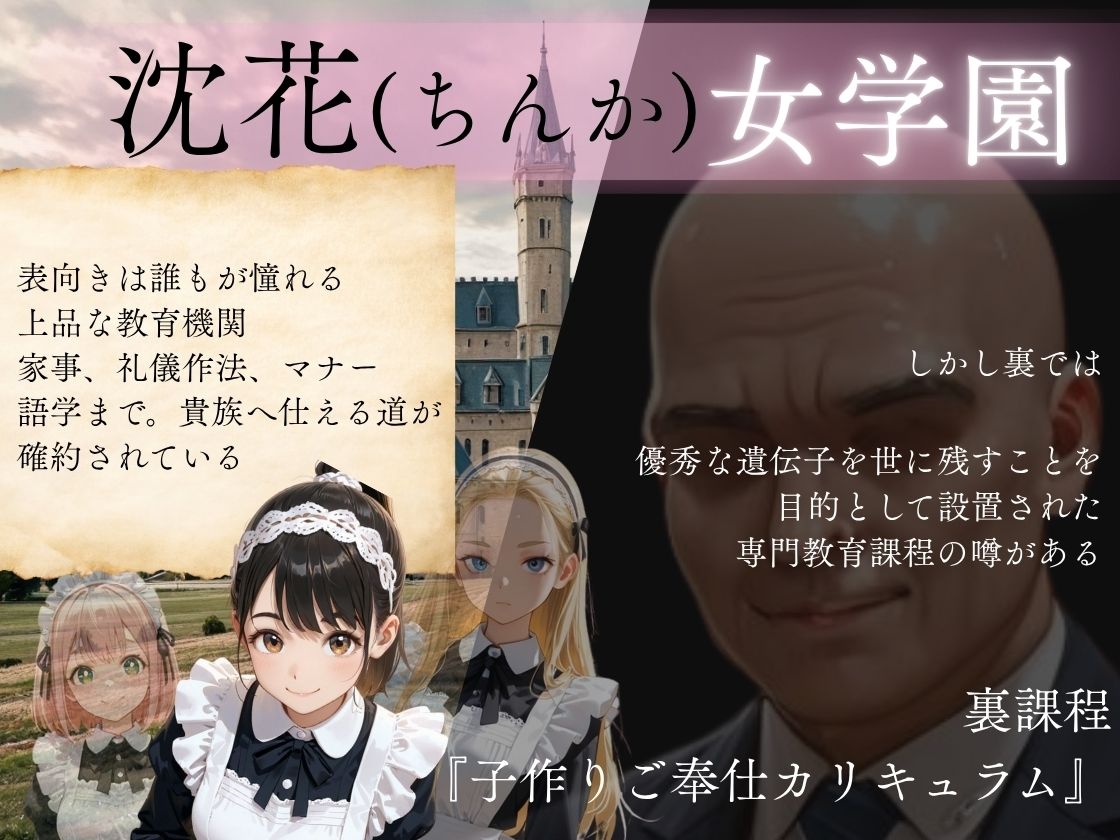 サンプル画像1:［5K/500P］ 孕ませご奉仕学園〜子宮でご奉仕させていただきます〜(ご奉仕カリキュラム) [d_630869]
