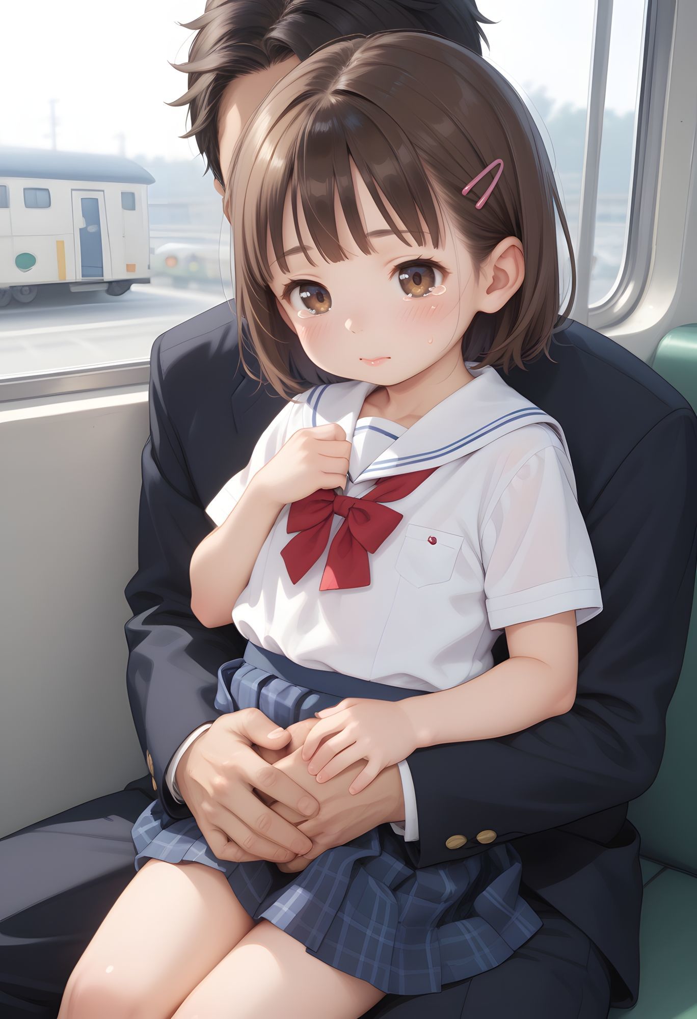 痴●電車ちょっとエッチなJKとオトコ達優先車両へようこそ2