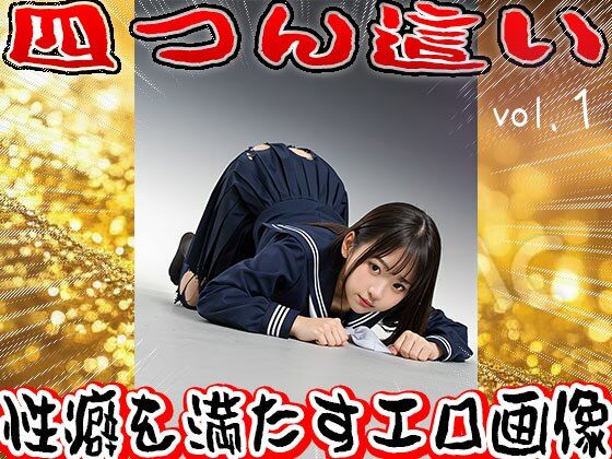 サンプル画像5:四つん這い〜尻を突き出す家畜女たち 1(少女天国) [d_630988]