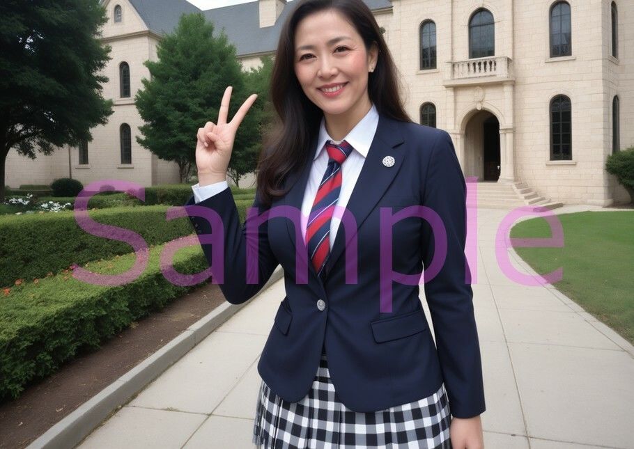 オバサンだって青春したい!美魔女禁断の制服デート 画像8