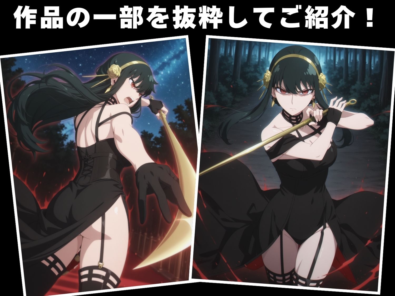 サンプル画像1:【完全敗北】ヨ●・フォージャー(沈黙のハグ) [d_631103]