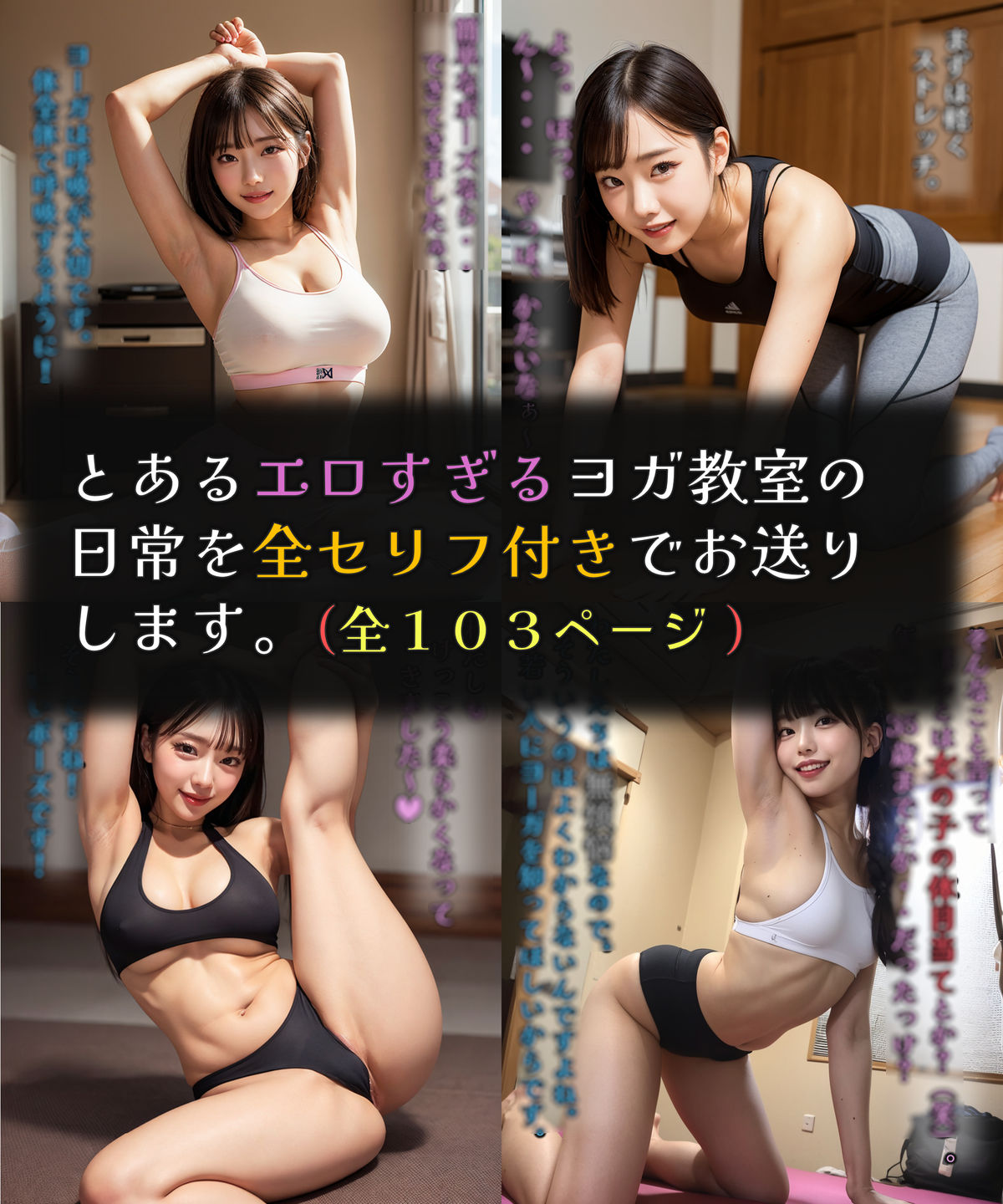 サンプル画像2:エッチなヨガ教室 〜秘密の特別レッスン〜(PURPLE_R.I.P) [d_631122]