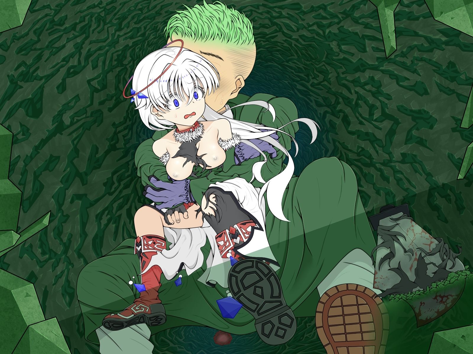 サンプル画像1:偏見の被害者(春色の空) [d_631343]