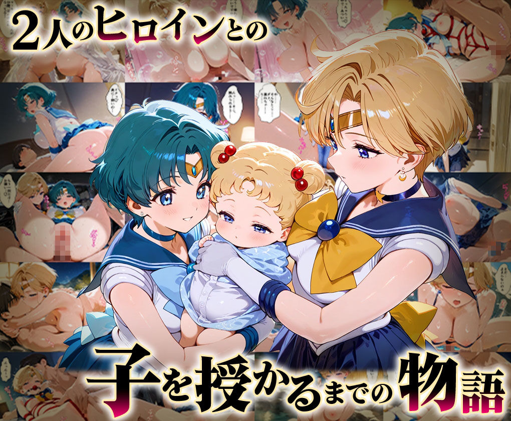 サンプル画像1:「生まれてきてよかった…」催●支配アプリで支配された2人のヒロインと‘家族’になるまでの話。_マーキ○リー×ウラ○ス(ハニトー) [d_631399]