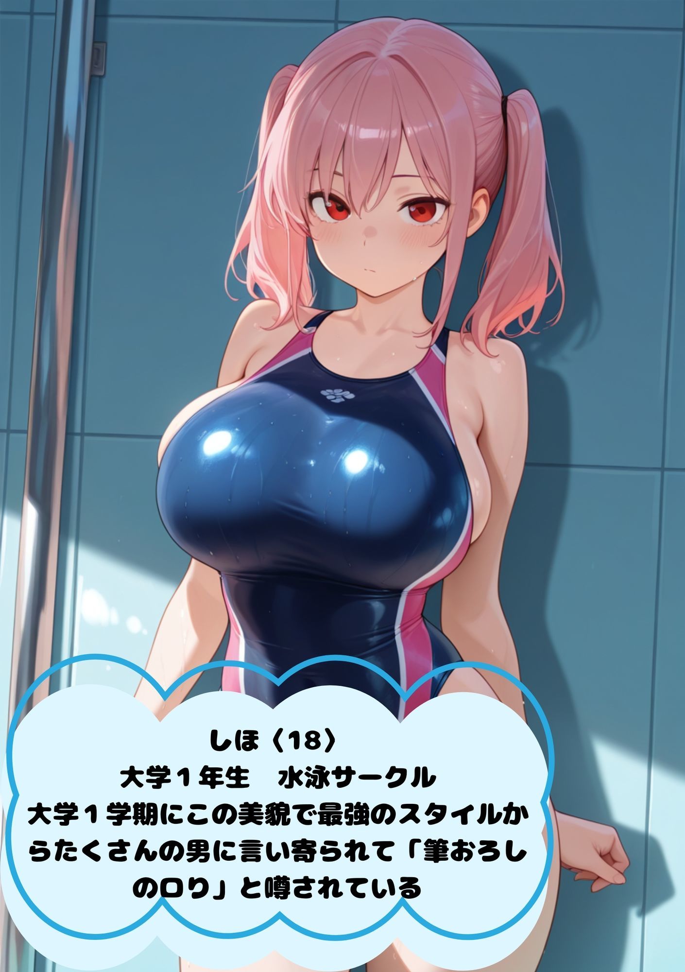 巨乳ギャルと濃厚な身体の密着 画像1