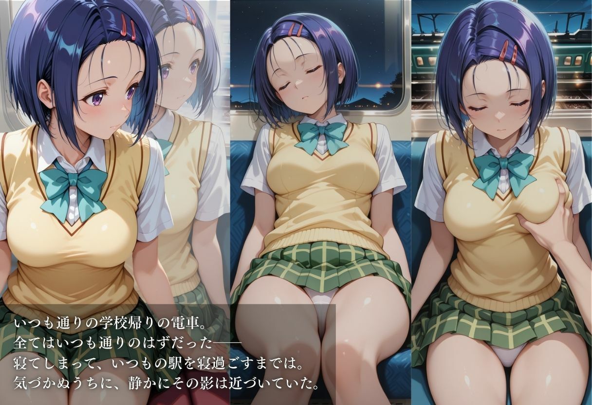 サンプル画像1:痴●電車  西連寺春菜編(ちひたく) [d_631513]