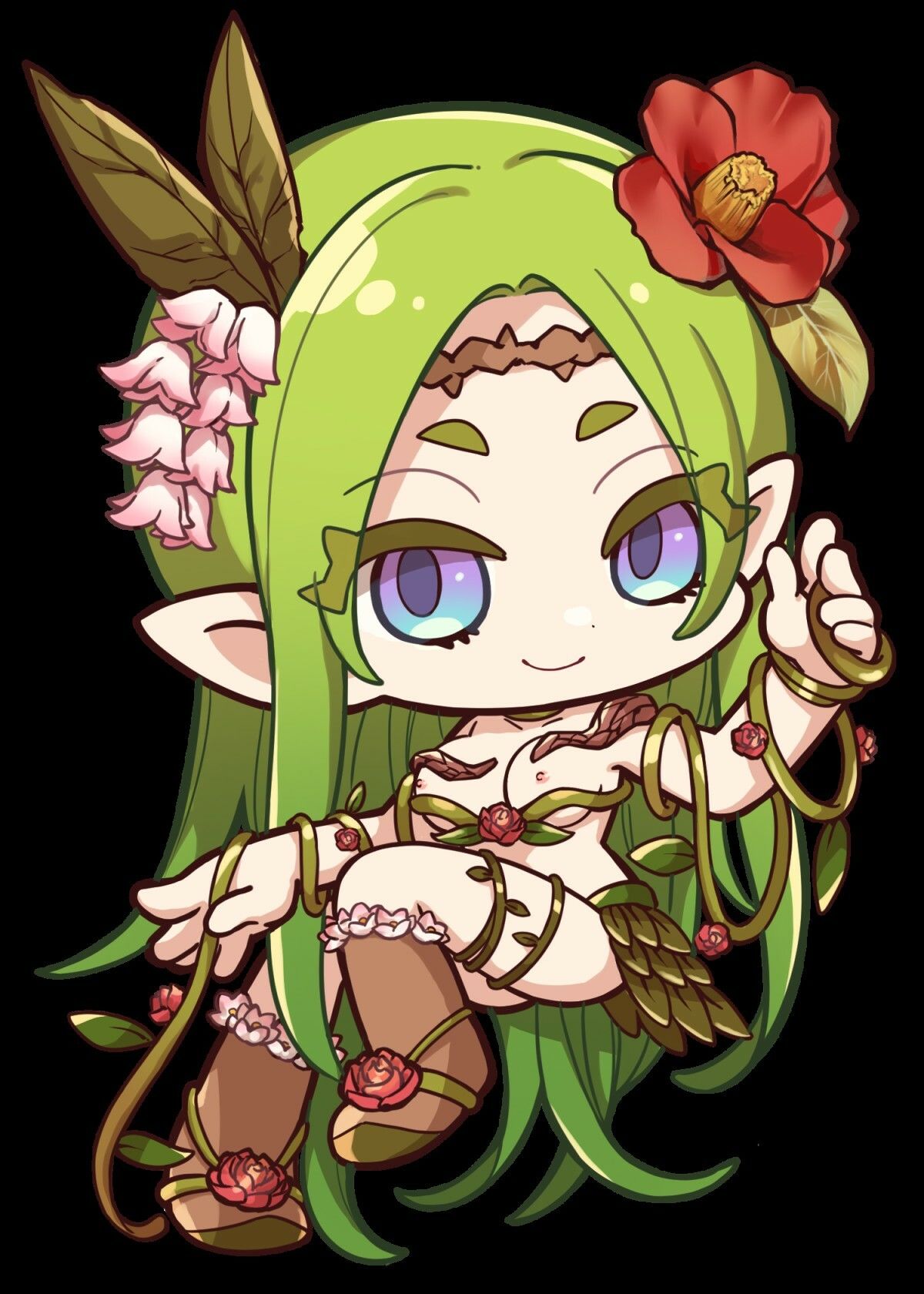 サンプル画像1:クリエイターの皆様ためのモン娘素材集3(ふぁっちゅ) [d_631549]