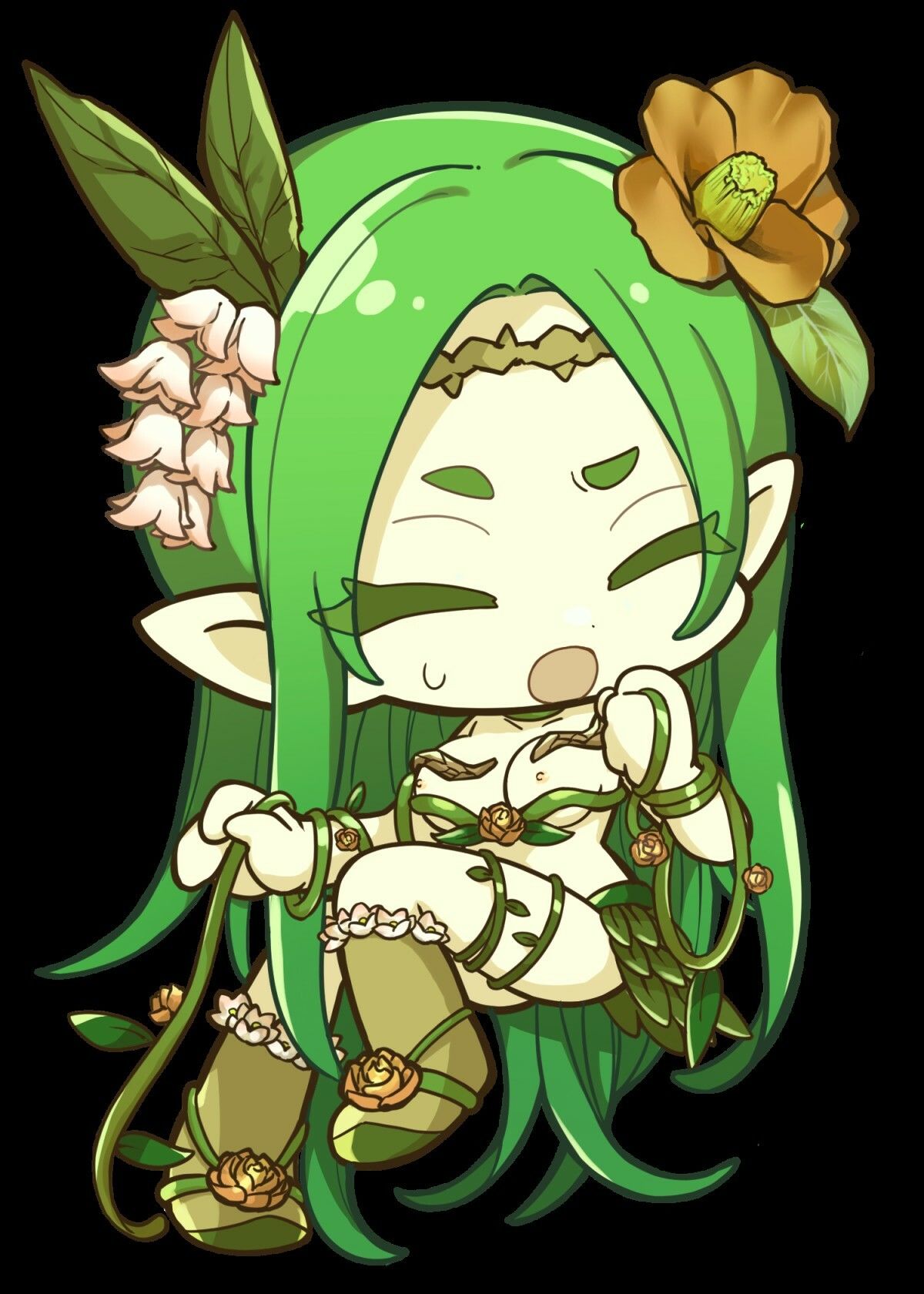 サンプル画像2:クリエイターの皆様ためのモン娘素材集3(ふぁっちゅ) [d_631549]