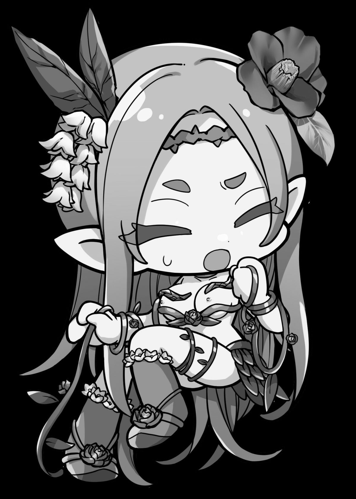 サンプル画像4:クリエイターの皆様ためのモン娘素材集3(ふぁっちゅ) [d_631549]