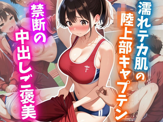 d_631590｜濡れテカ肌の陸上部キャプテン 禁断の中出しご褒美【はむ巨乳女子高生】
