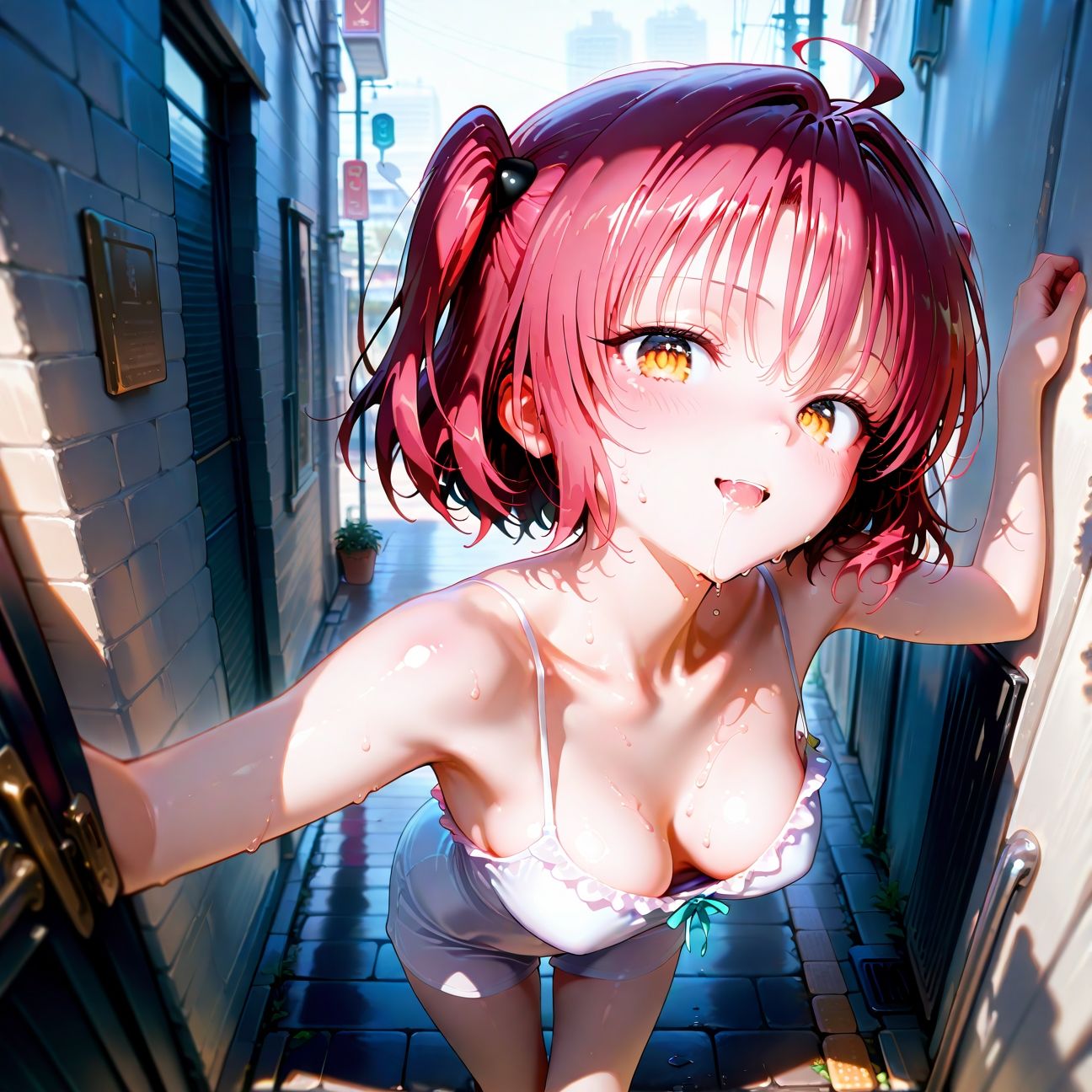 【Part3】街中で快感露出セックス☆彡周囲の視線で感じちゃう♪ サンプル1