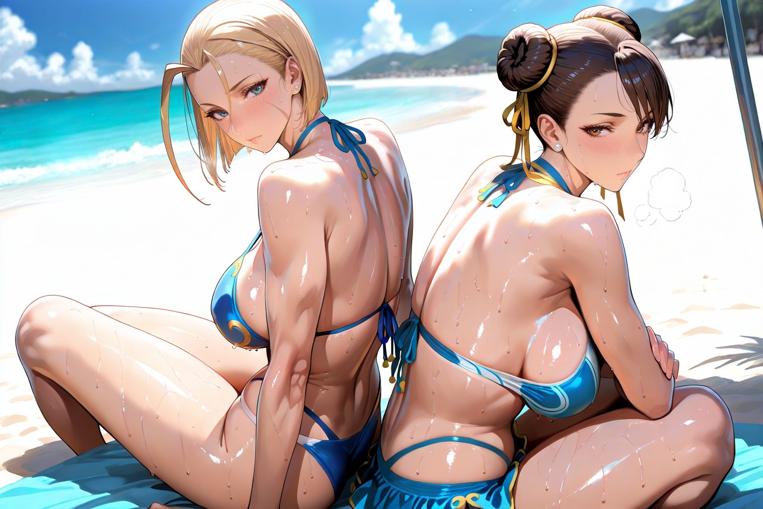 春○&キャ○ィinビーチ 画像1