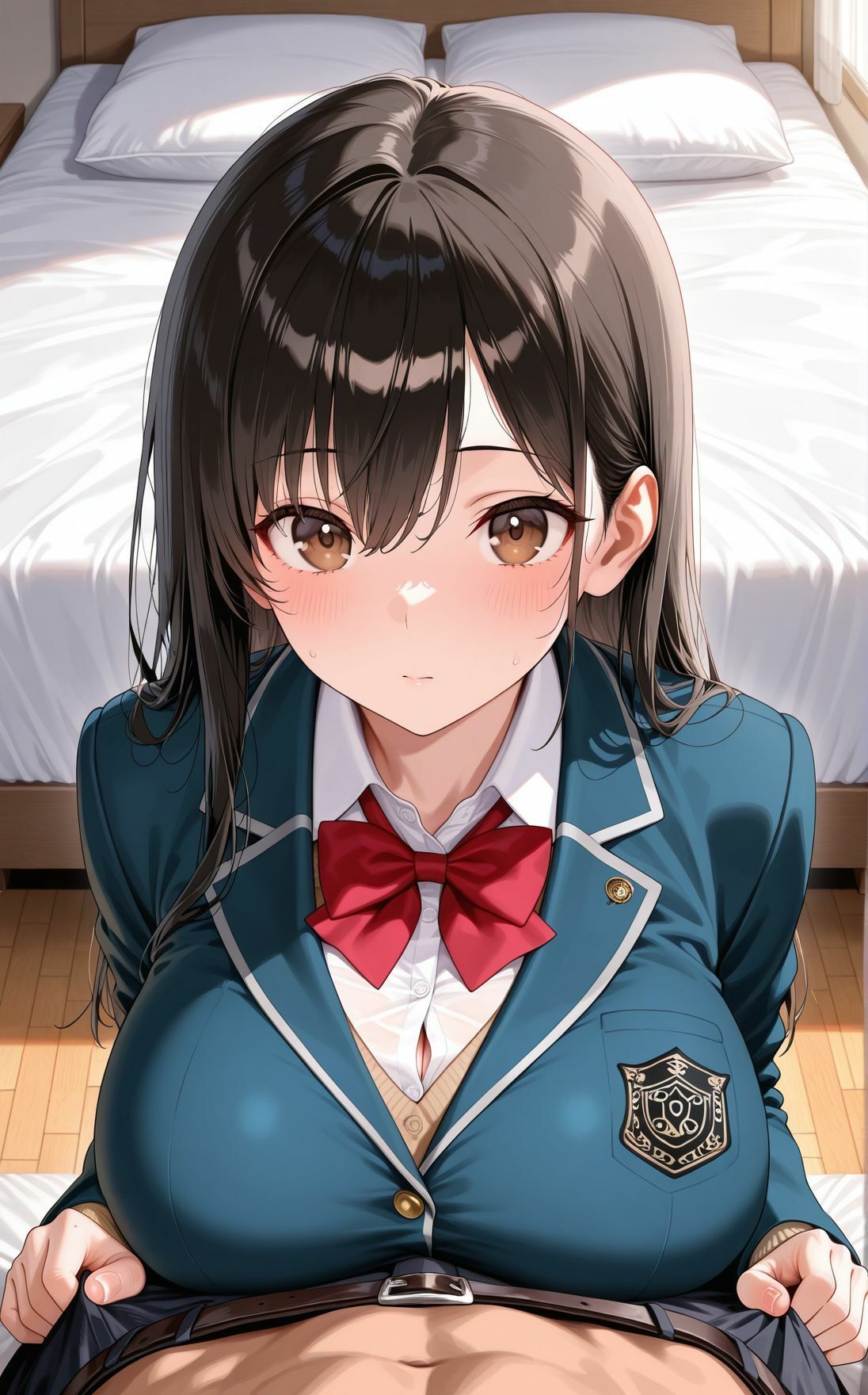 北国の女生徒。彼氏もできたことないウブな女子校生 知らない男に処女を捧げる 画像3