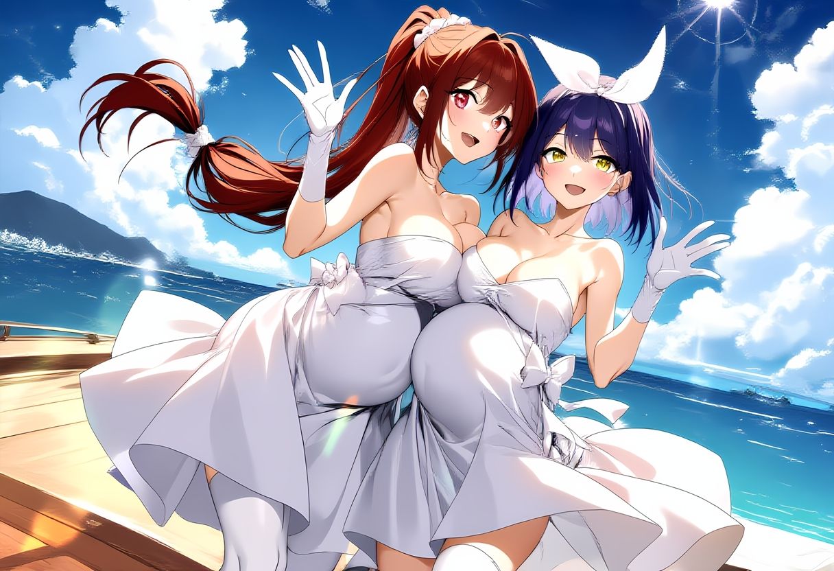 セーラー服美少女ふたなりレズのAICG集 2 画像10