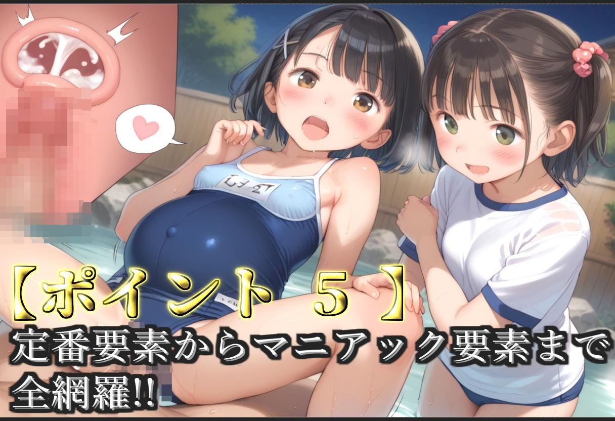 【新作価格】【豪華特典あり】つるぺたスク水ロリハーレム 夏の特別強化合宿レッスン編【500個】 画像7