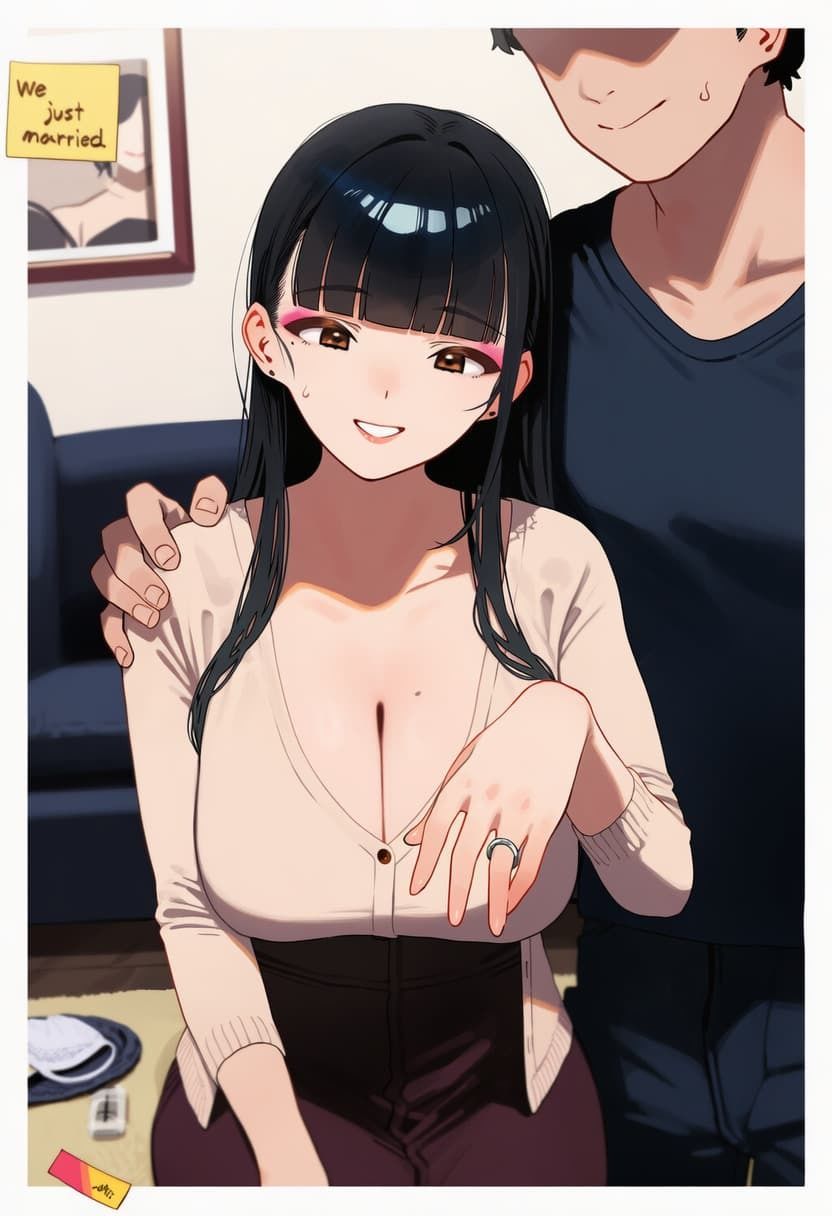 サンプル画像1:【NTR】私たち結婚しました(おさかなの泉) [d_631916]