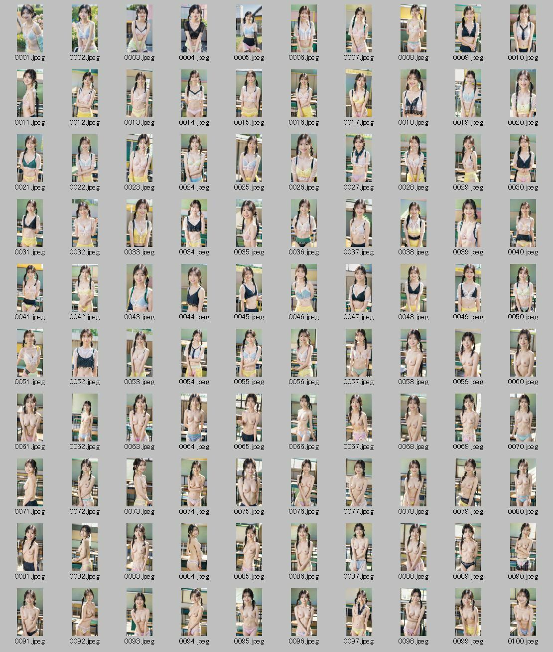 サンプル画像6:「女子大生のランジェリーグラビア ──トップレス写真有」(美伝プロジェクト) [d_631948]