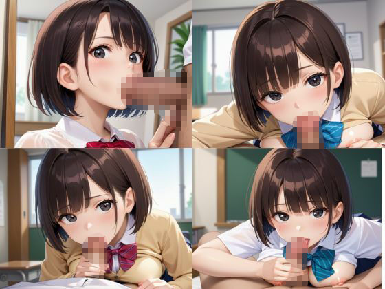 サンプル画像4:低身長×もちもち肌×巨乳JK「でれでれH」(快楽天国) [d_631983]