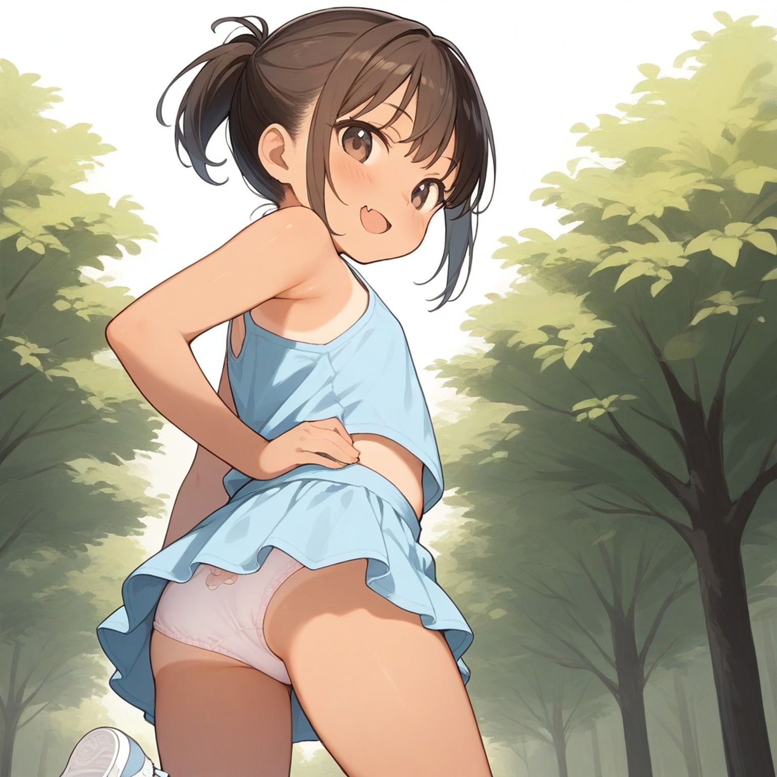 パンティーまる見え美少女 part3【AIイラスト集】 画像5