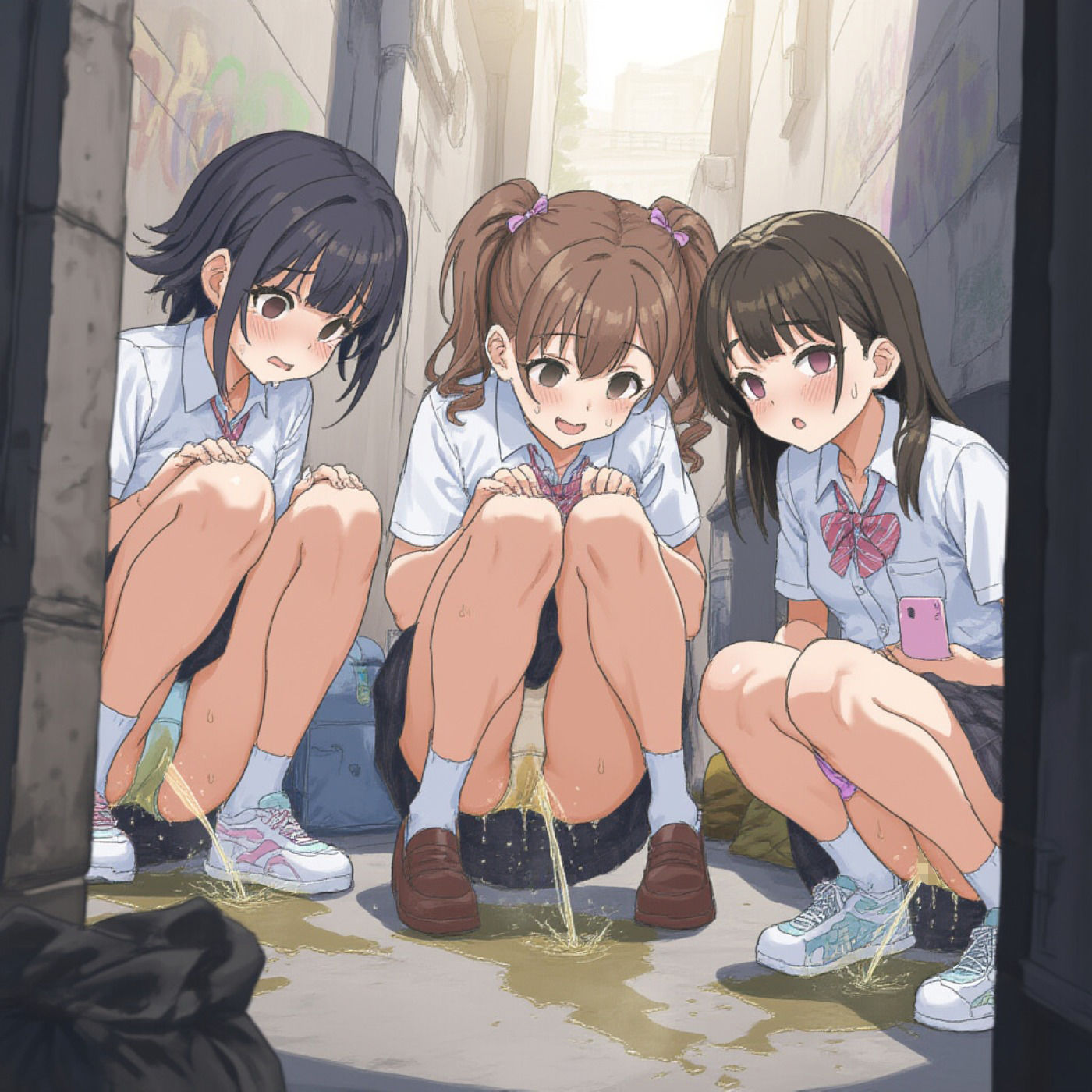 サンプル画像3:なかよしおしっこ(ツルノアート) [d_632018]