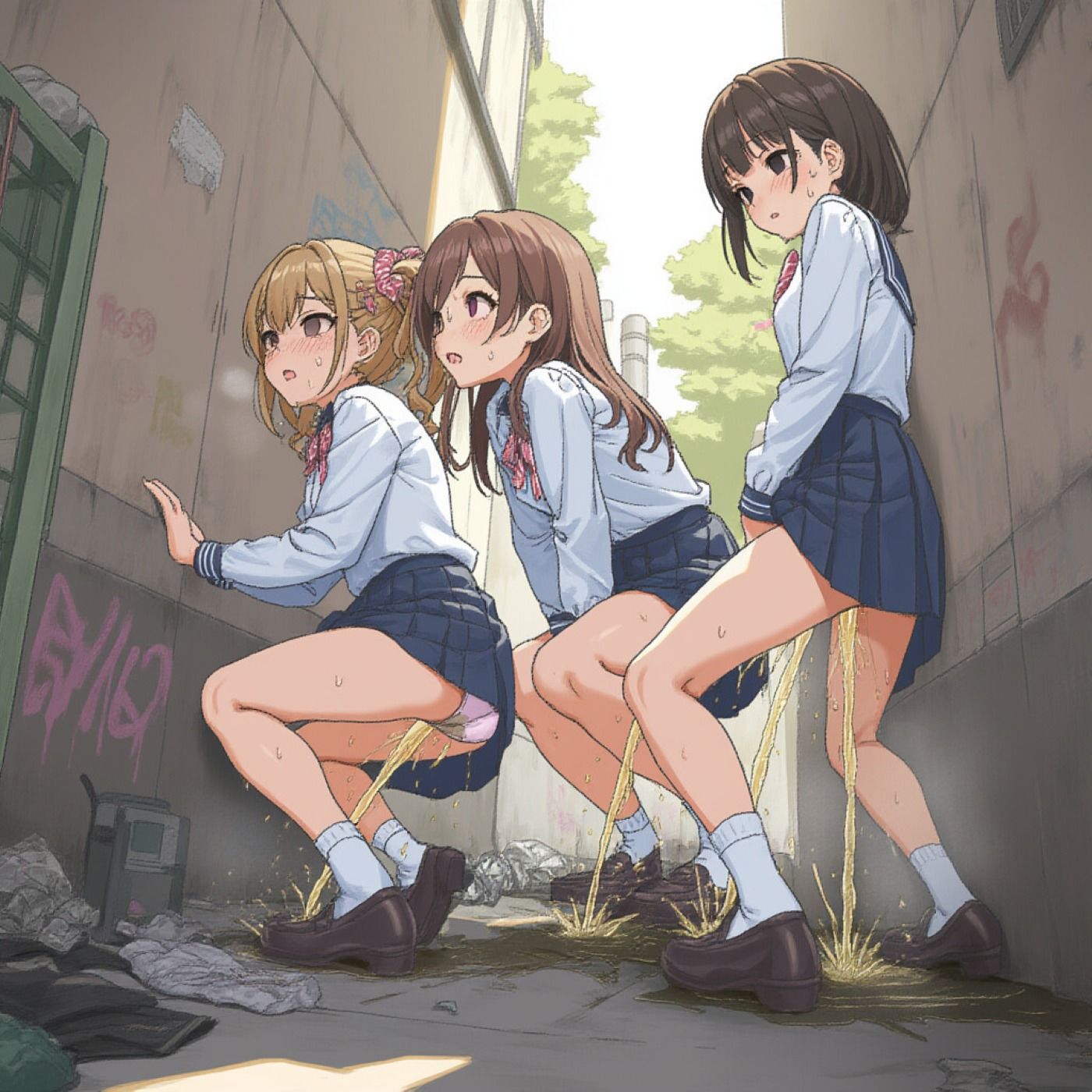 サンプル画像4:なかよしおしっこ(ツルノアート) [d_632018]