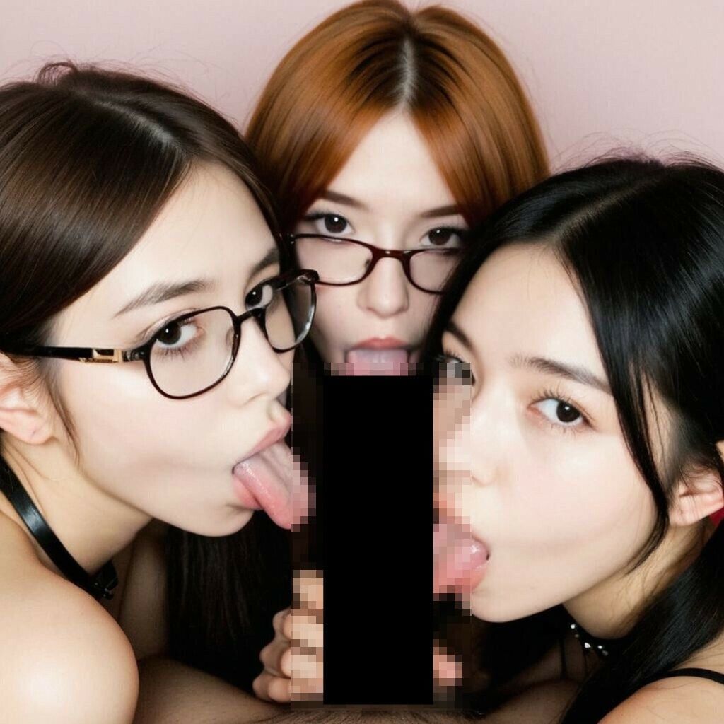 就寝前のハーレムフェラ 画像5
