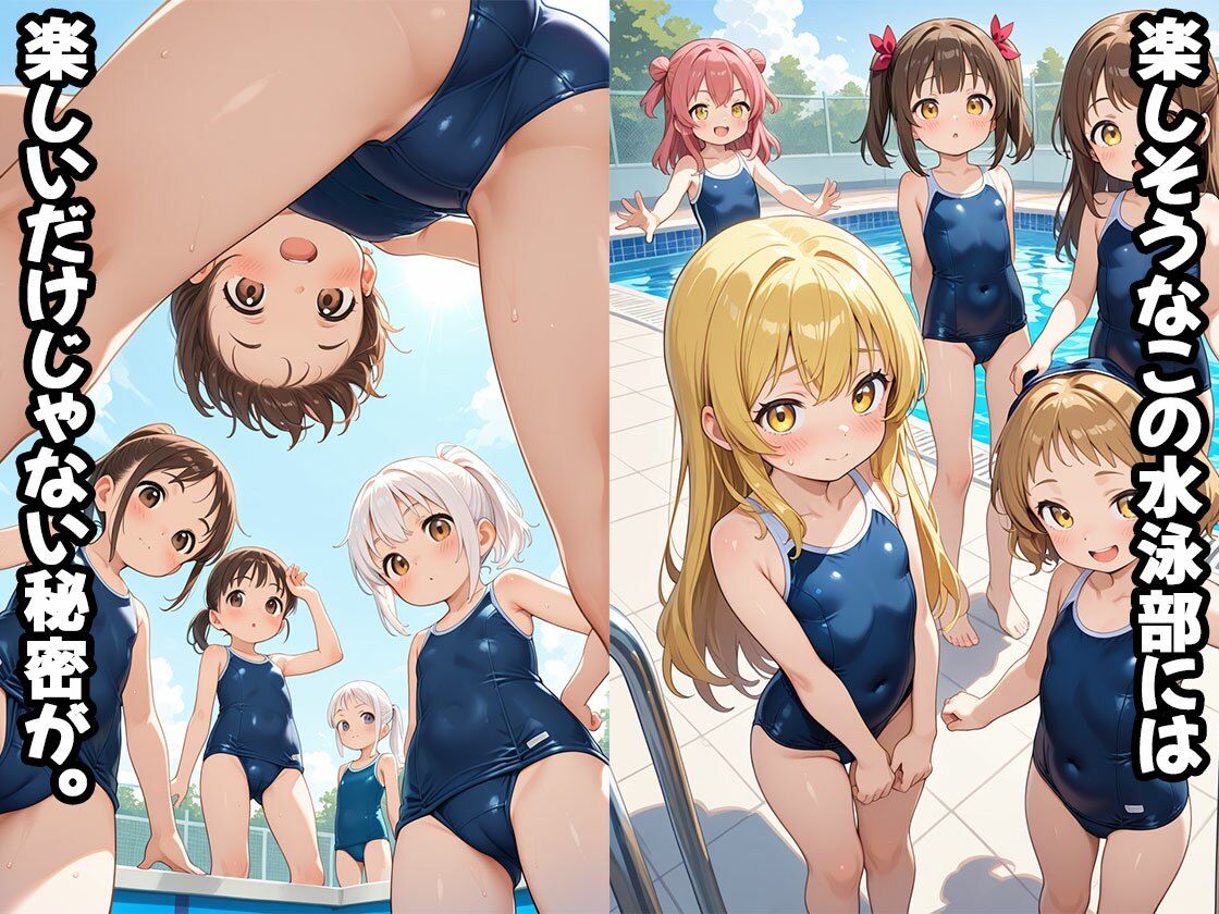 お仕置き水泳部〜タイムが遅いと全裸水泳罰挿入〜（CG100枚） ふぇちずむ エロ画像2