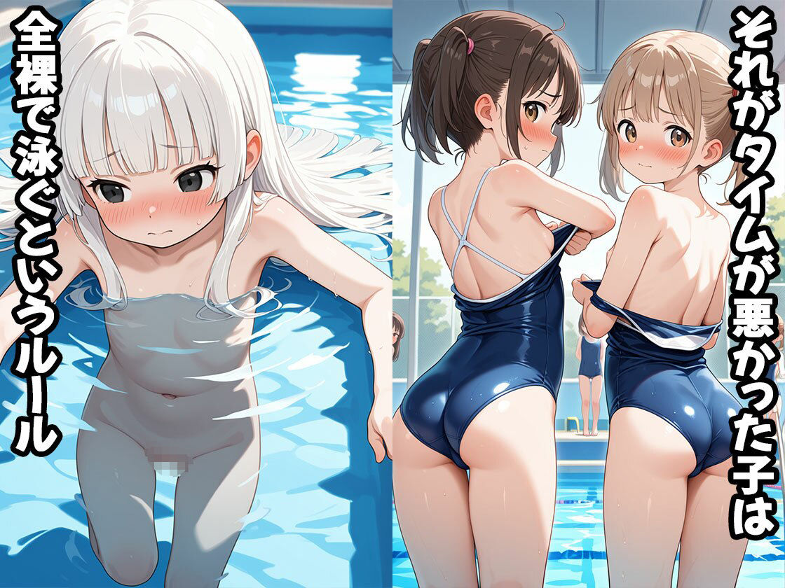 お仕置き水泳部〜タイムが遅いと全裸水泳罰挿入〜（CG100枚） ふぇちずむ エロ画像3
