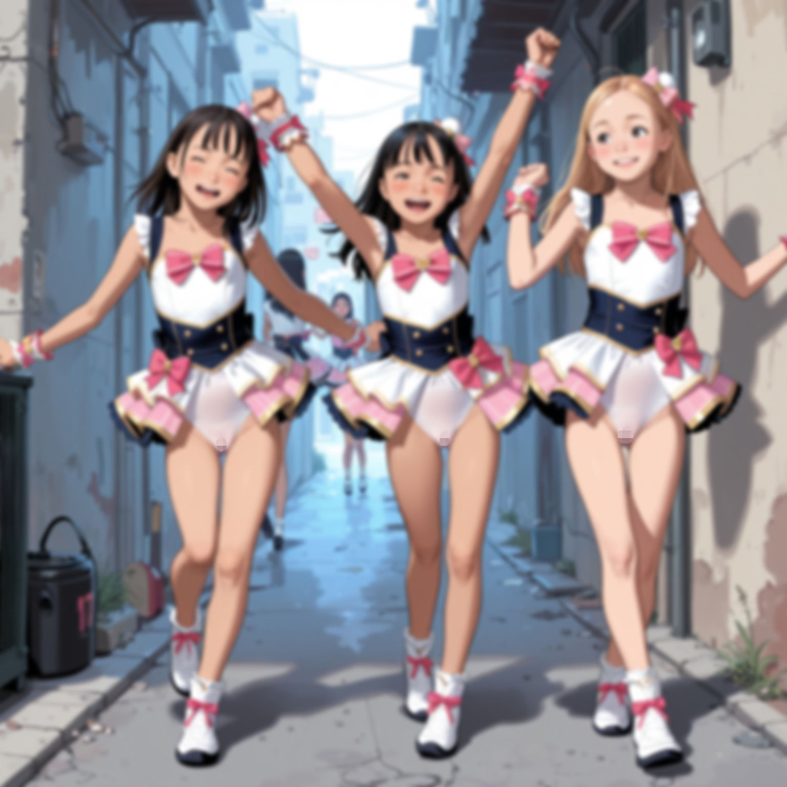路地裏アイドル撮影会1＆2 すじ微無毛愛好会 エロ画像2