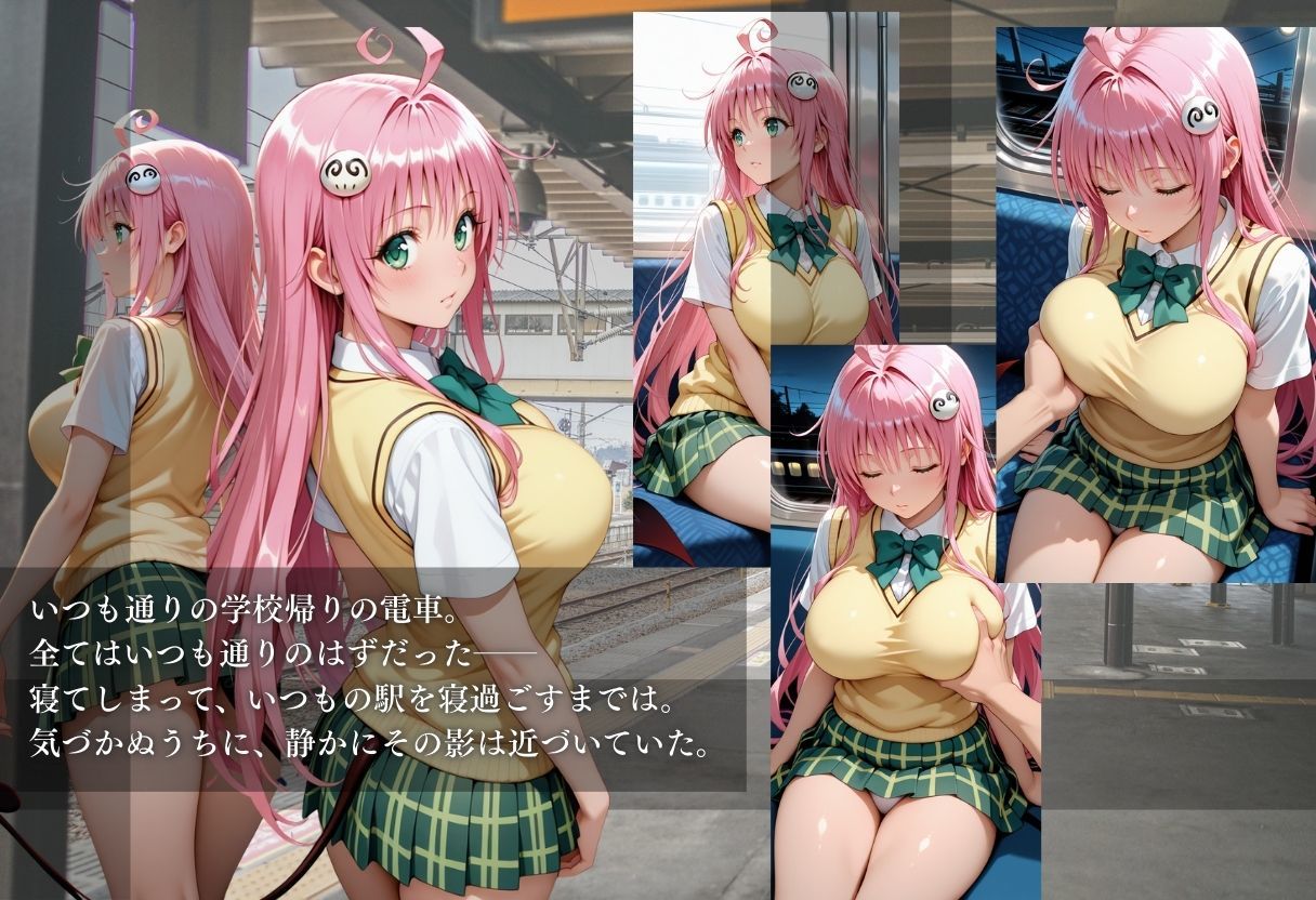 サンプル画像1:痴●電車  ララ・サタリン・デビルーク編(ちひたく) [d_632093]