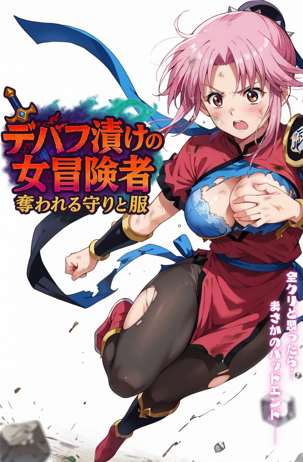 デバフ漬けの女冒険者 〜奪われる守りと服〜 画像7