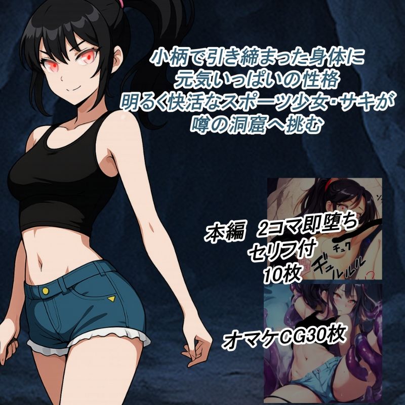 サキの2コマ即落ち触手改造 画像1