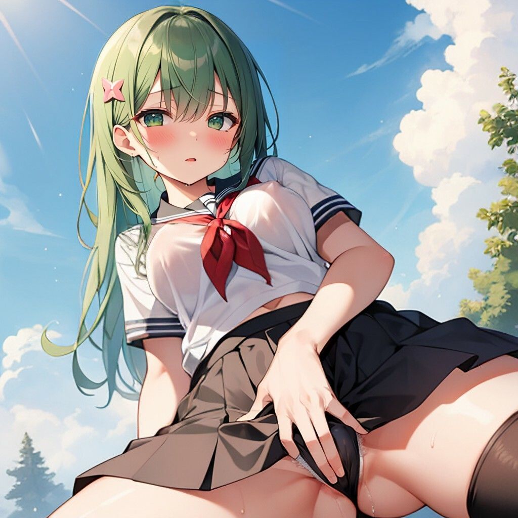 自慰な制服娘さん4