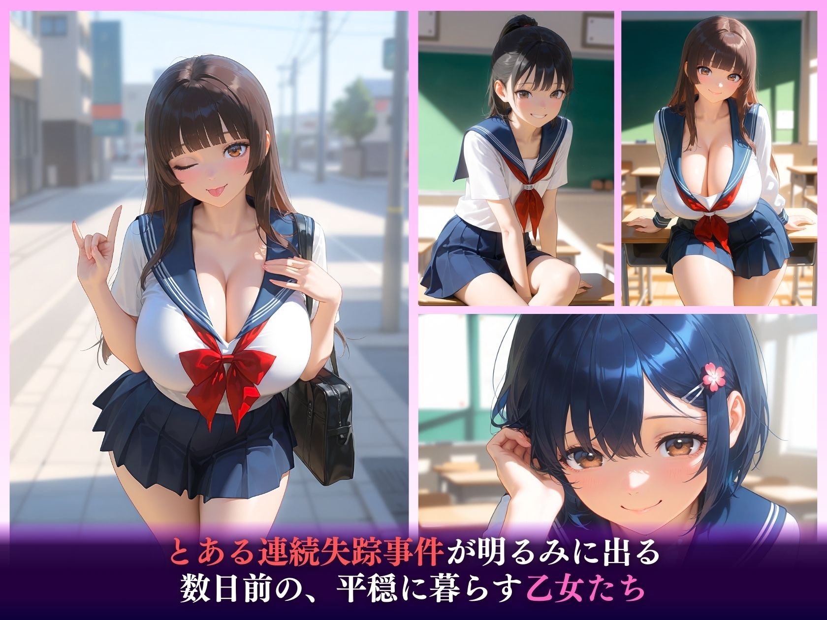 サンプル画像6:連続失踪事件狙われた3人の乙女(推し娘) [d_632229]