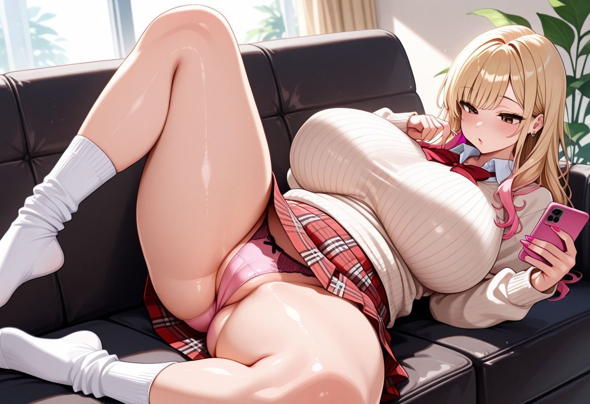 サンプル画像6:むちむち爆乳ギャル〜でっかいチ〇ポほしーんだけど〜(むちミンチ) [d_632233]