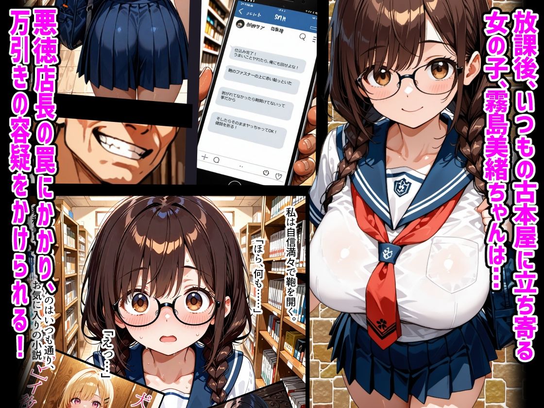 サンプル画像1:万引き冤罪  美緒ちゃんの災難(タカナシさーもんず) [d_632238]