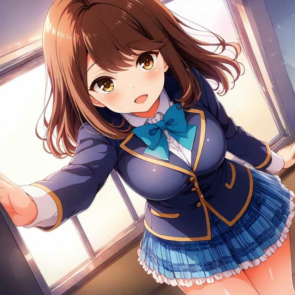 ガルフレ(仮)シチュCG集 1 桃子+心実+文緒+CG集(制服) 画像1