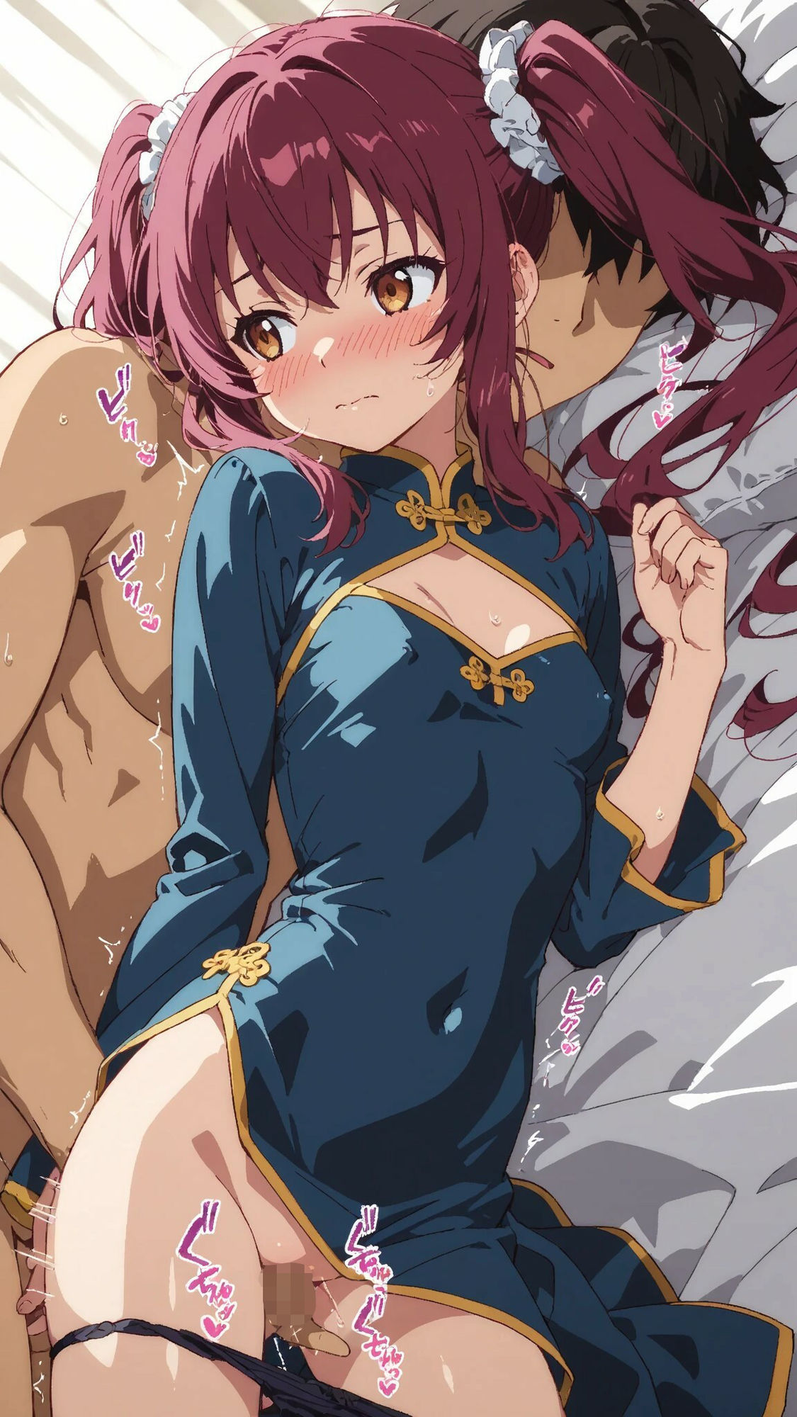 サンプル画像3:【画風変更】スレンダー美少女との甘いひと時(AI甘美寮) [d_632269]