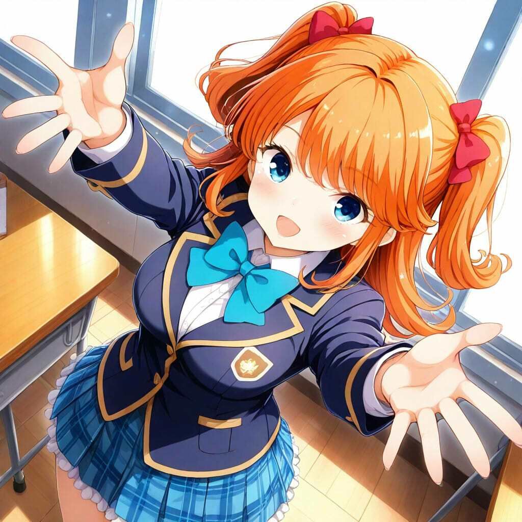 サンプル画像5:ガルフレ（仮）シチュCG集2  明音＋エミ＋景＋CG集（制服）(Black and White) [d_632275]