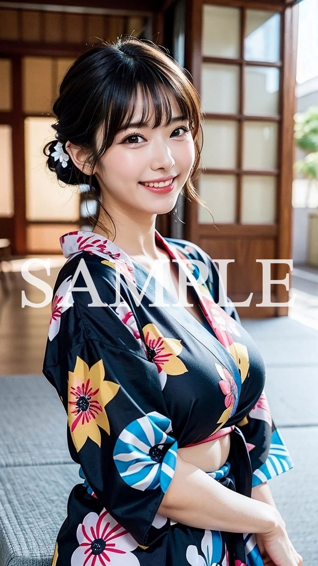 サンプル画像3:YUKATA Style AI Girls  Vol.01(Elegant AI Girls) [d_632304]