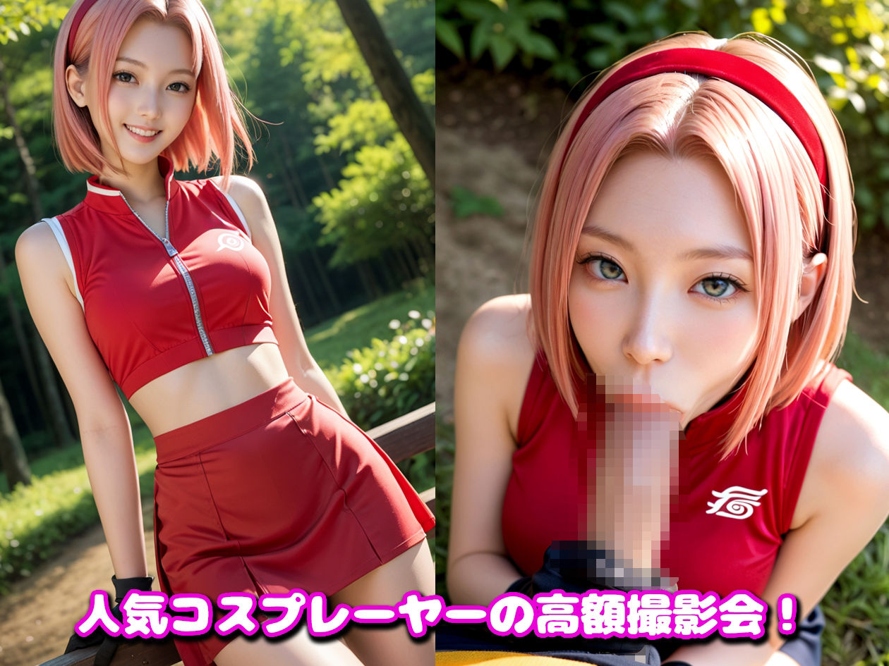 サンプル画像1:コスプレ中出し撮影会  コスのままで中出し2連発(おくみ) [d_632318]