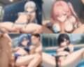 性育学園No.37〜ビキニ編〜プール・シャワー室・更衣室でエッチなビキニ女子たちとやりまくれ！【CG500枚】