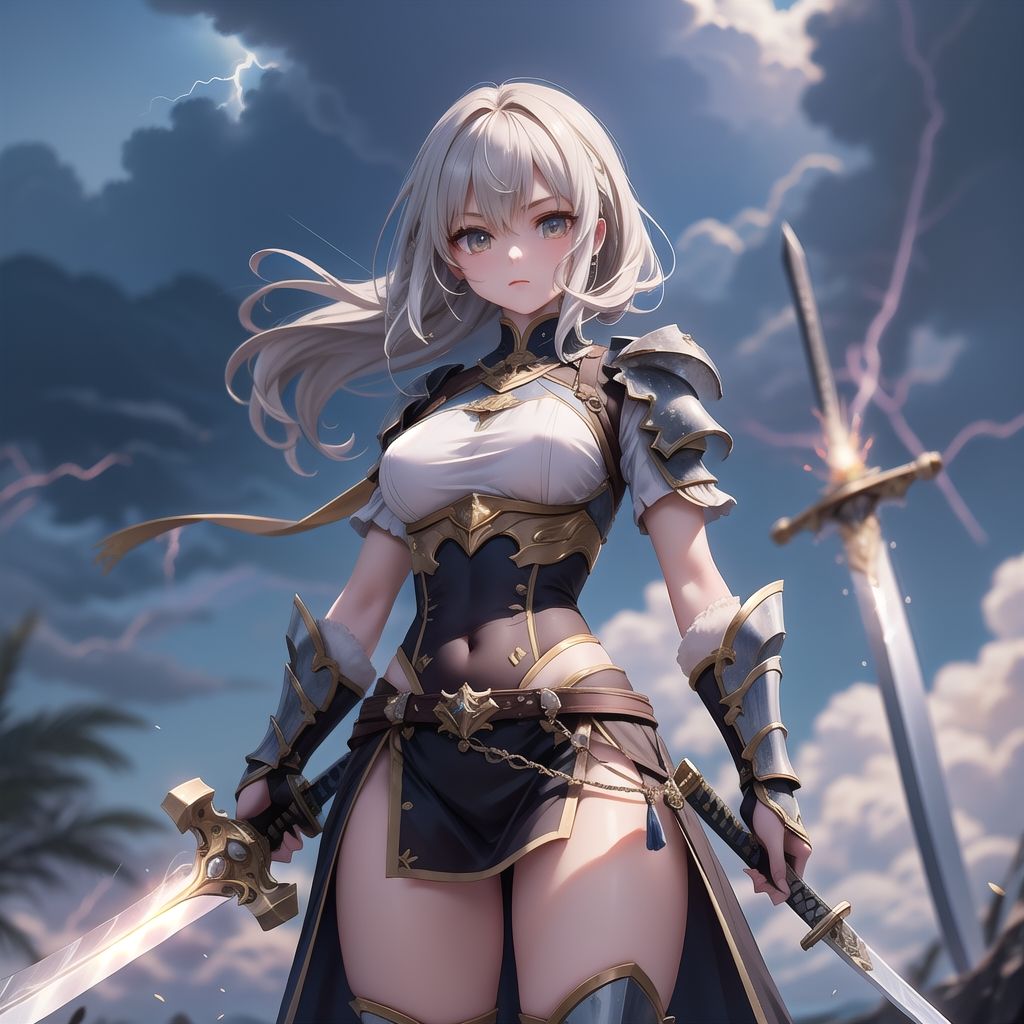 サンプル画像3:AI美少女50態！＋α5(あるし屋) [d_632333]