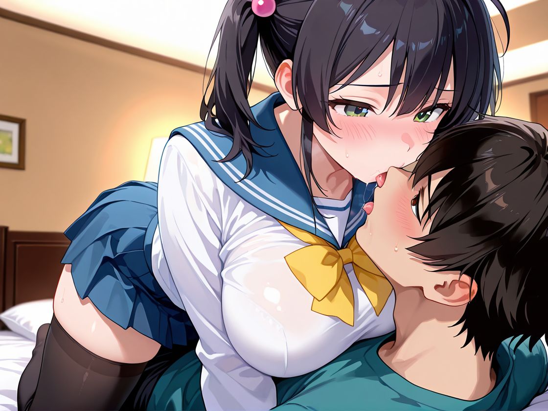 サンプル画像1:巨乳に成長した小悪魔実妹と秘密の中出しセッ〇ス(ふわまる) [d_632335]