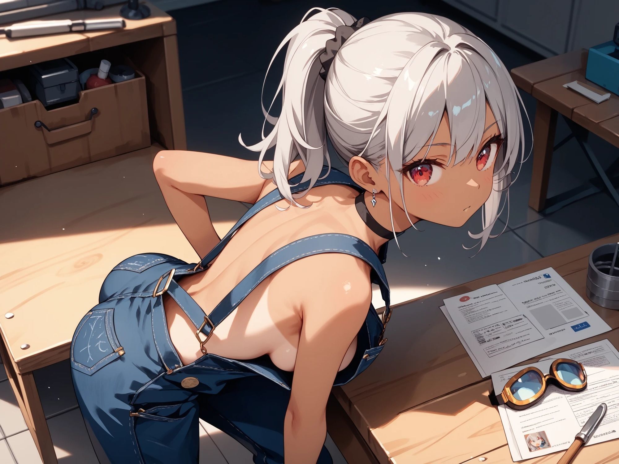 サンプル画像4:褐色ちゃんとえっちなえちえち(ケイノさんち) [d_632336]