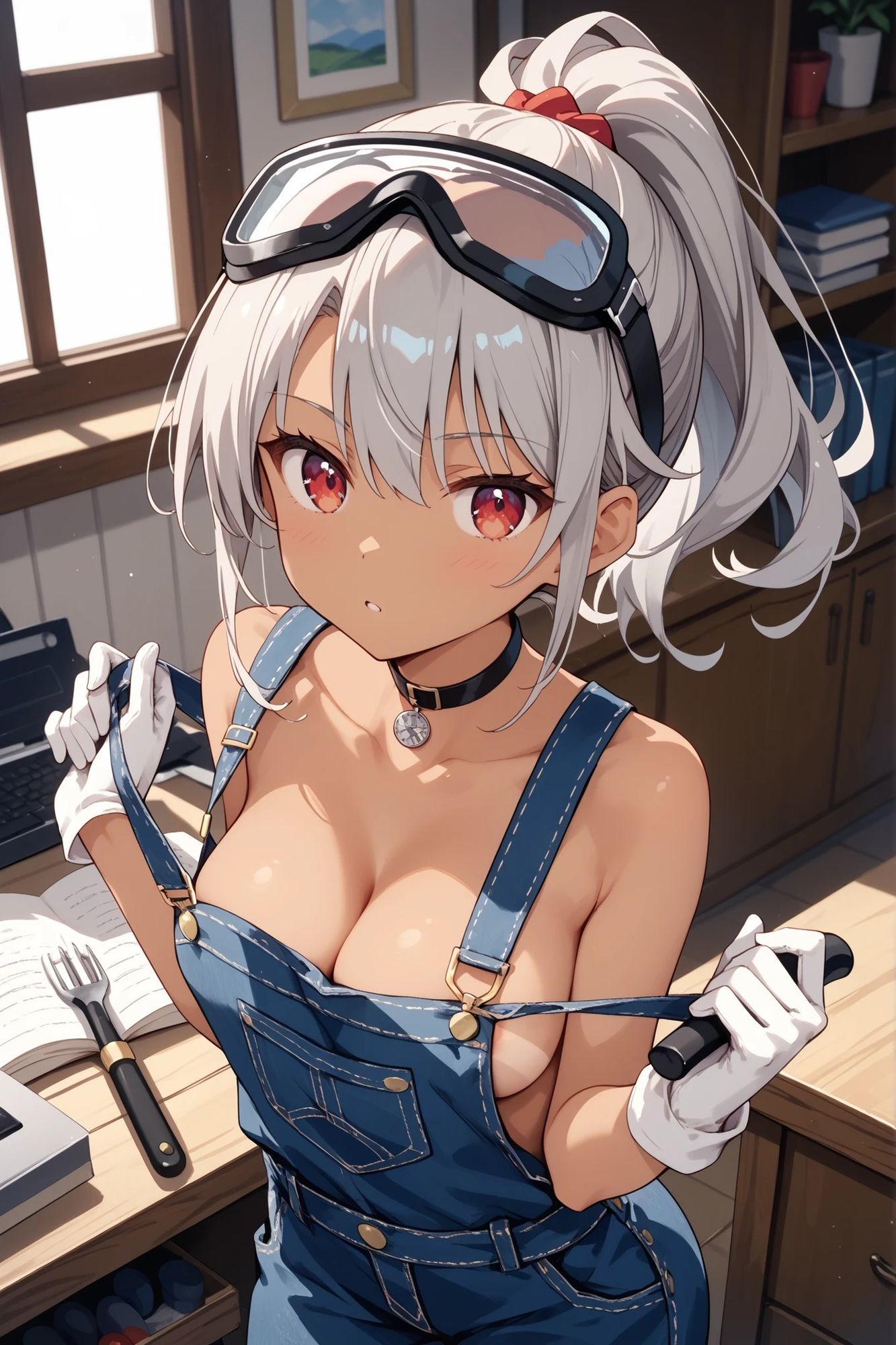 サンプル画像5:褐色ちゃんとえっちなえちえち(ケイノさんち) [d_632336]