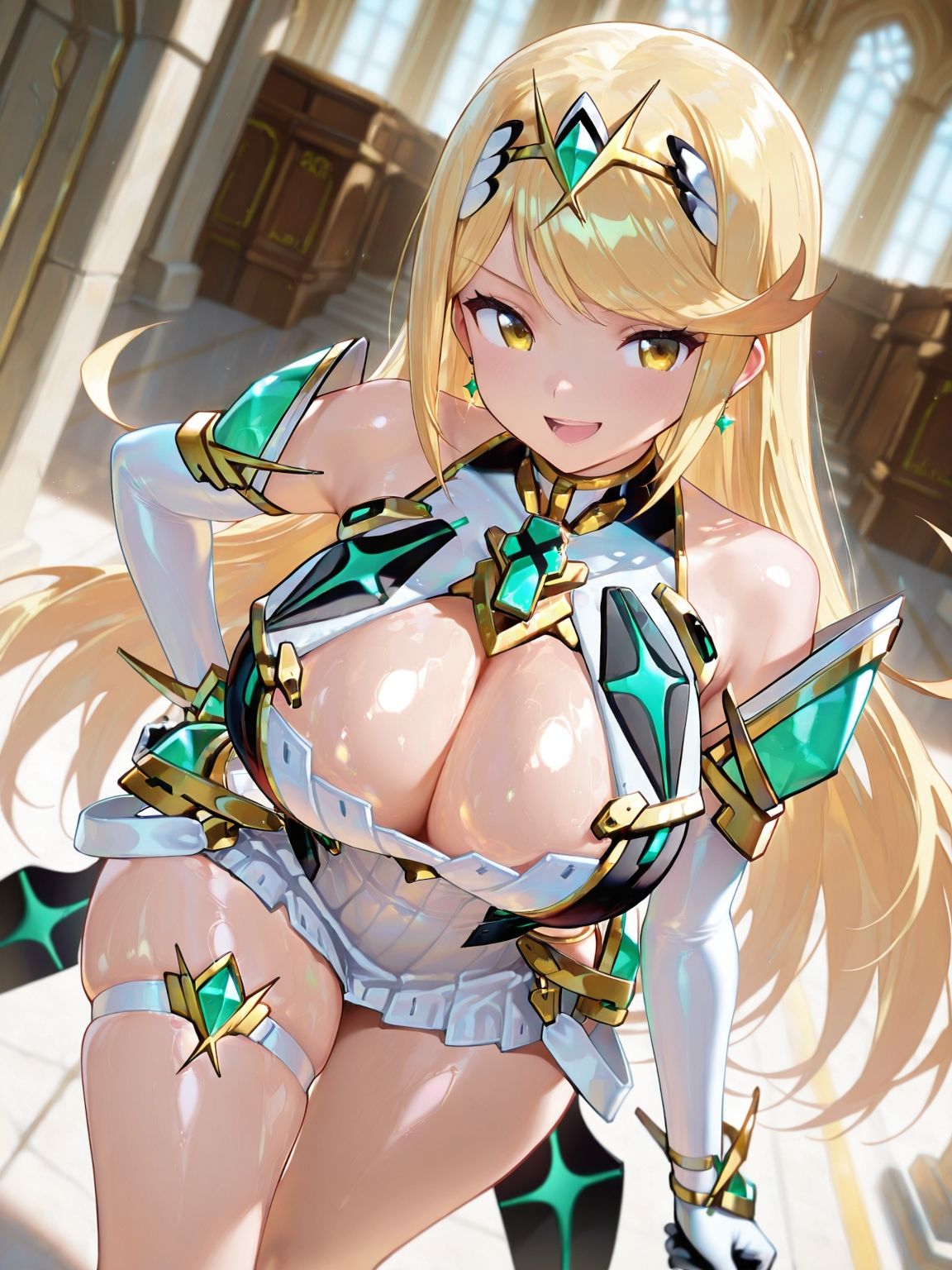 サンプル画像2:ゼノ●レイド  ヒ●リの淫果律予測(hentAI) [d_632354]